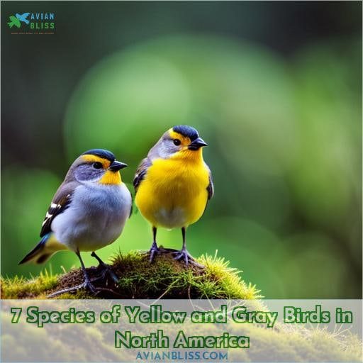 7 Species of Yellow and Gray Birds in North America