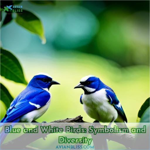 Blue and White Birds: Symbolism and Diversity