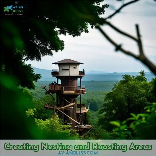 Creating Nesting and Roosting Areas