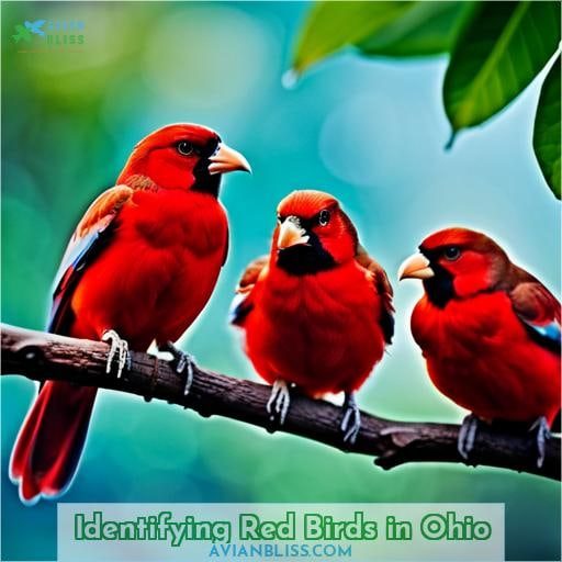 Identifying Red Birds in Ohio