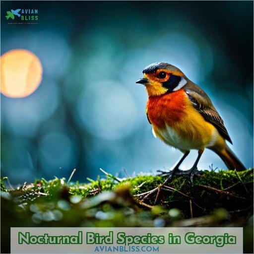 Nocturnal Bird Species in Georgia