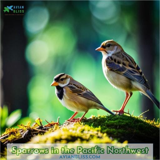 Sparrows in the Pacific Northwest