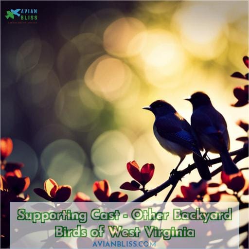 Supporting Cast - Other Backyard Birds of West Virginia