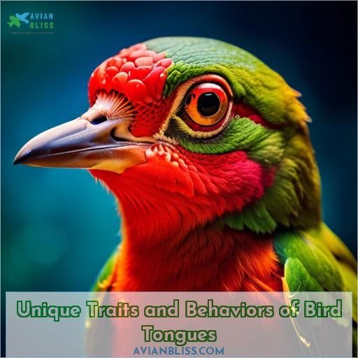 Unique Traits and Behaviors of Bird Tongues
