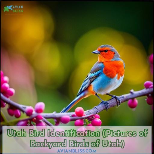 Utah Bird Identification (Pictures of Backyard Birds of Utah)