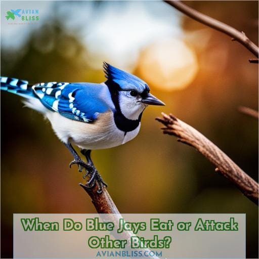 When Do Blue Jays Eat or Attack Other Birds