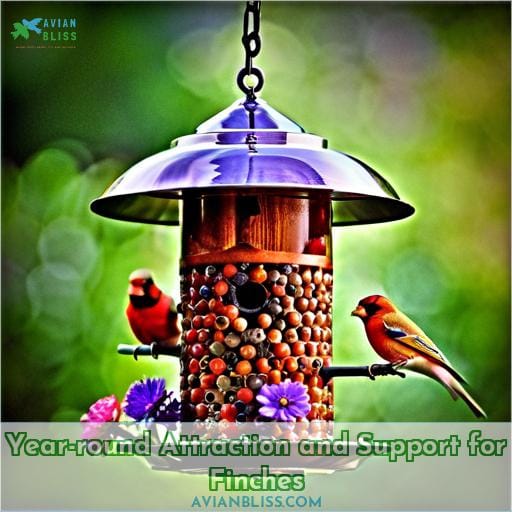 Year-round Attraction and Support for Finches