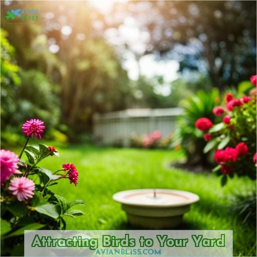 Attracting Birds to Your Yard