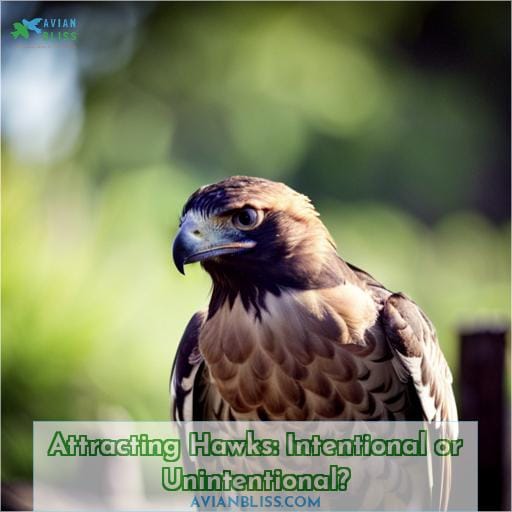 Attracting Hawks: Intentional or Unintentional