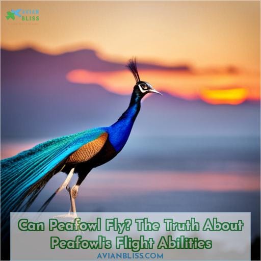 can peafowl fly