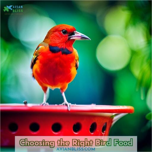 Choosing the Right Bird Food