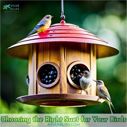 Choosing the Right Suet for Your Birds