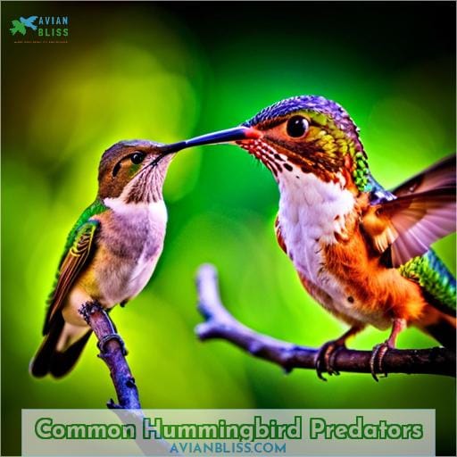 Common Hummingbird Predators