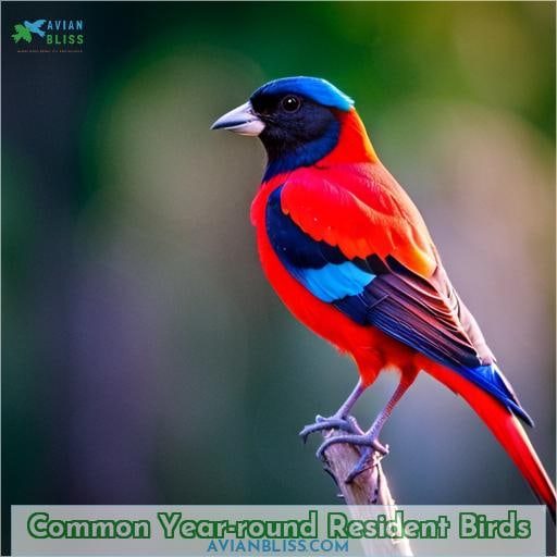 Common Year-round Resident Birds