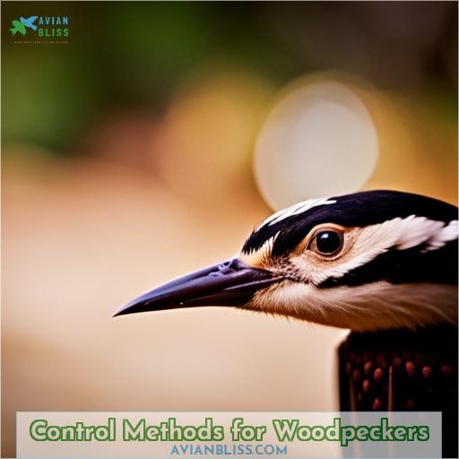 Control Methods for Woodpeckers