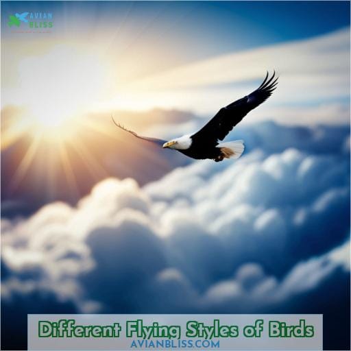 Different Flying Styles of Birds