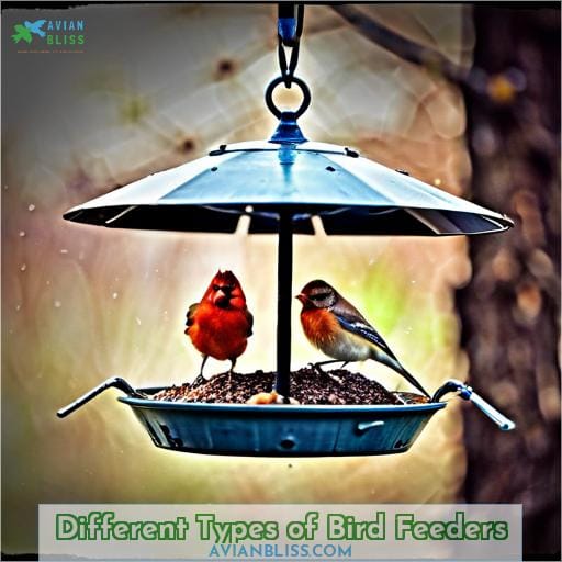 Different Types of Bird Feeders