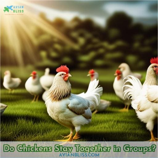 Do Chickens Stay Together in Groups