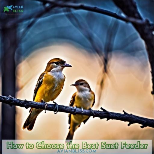 How to Choose the Best Suet Feeder