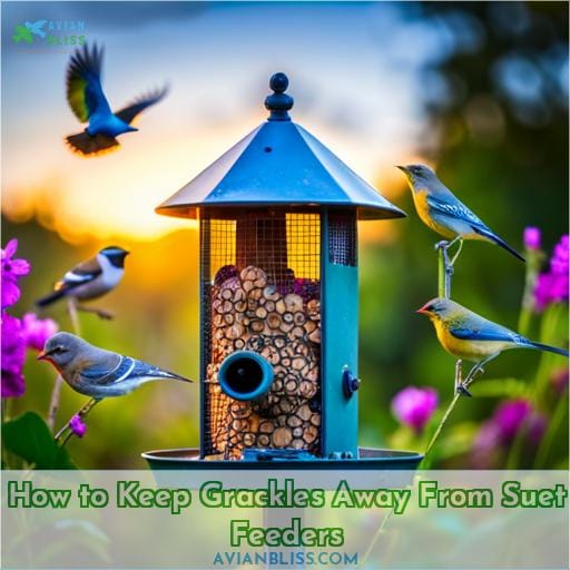 How to Keep Grackles Away From Suet Feeders
