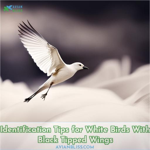 Identification Tips for White Birds With Black Tipped Wings