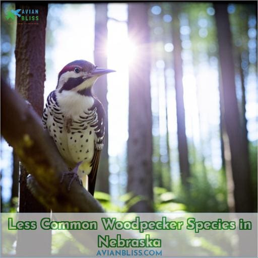 Less Common Woodpecker Species in Nebraska
