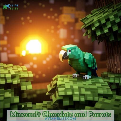 Minecraft Chocolate and Parrots