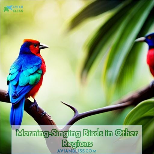 Morning-Singing Birds in Other Regions