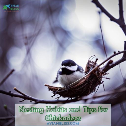 Nesting Habits and Tips for Chickadees