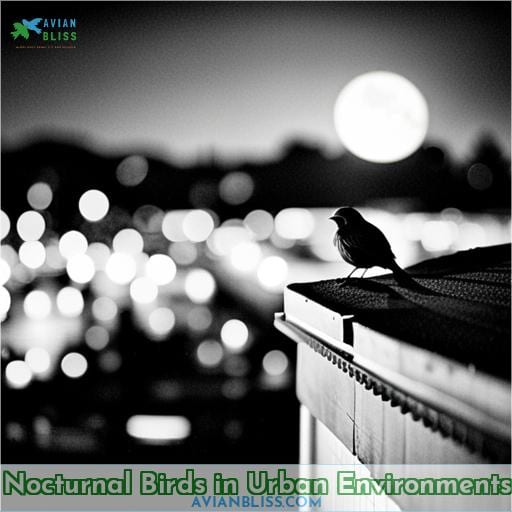 Nocturnal Birds in Urban Environments