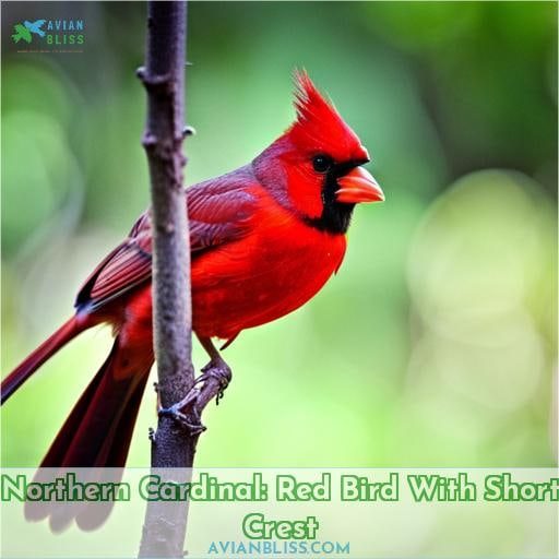 Northern Cardinal: Red Bird With Short Crest