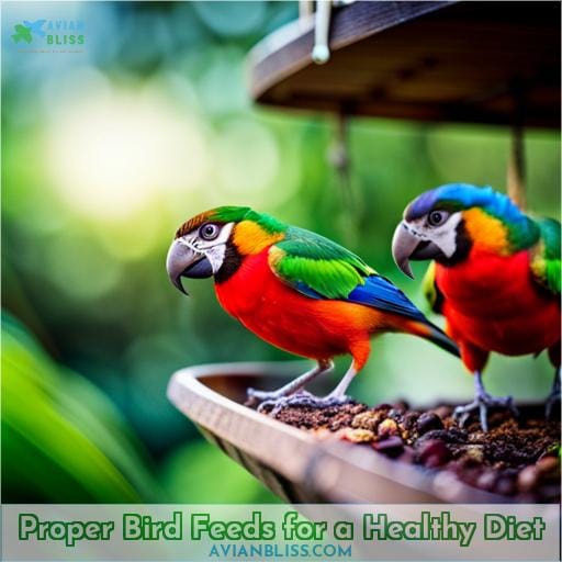 Proper Bird Feeds for a Healthy Diet