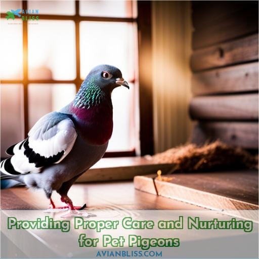 Providing Proper Care and Nurturing for Pet Pigeons