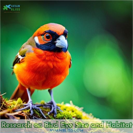Research on Bird Eye Size and Habitat