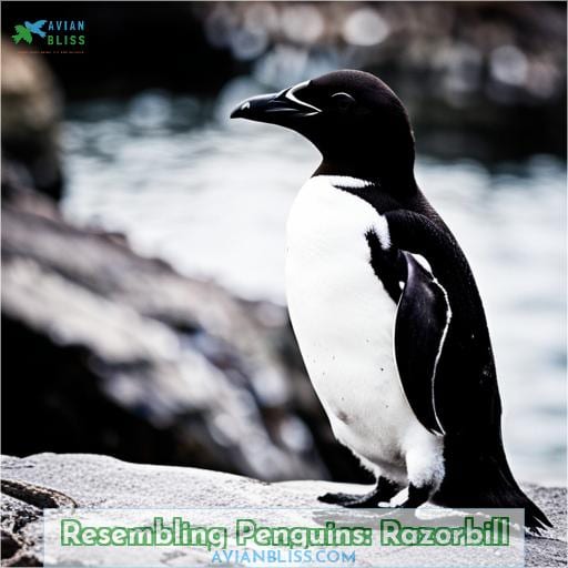 Resembling Penguins: Razorbill