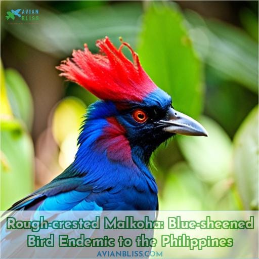 Rough-crested Malkoha: Blue-sheened Bird Endemic to the Philippines