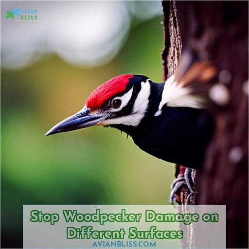 Stop Woodpecker Damage on Different Surfaces