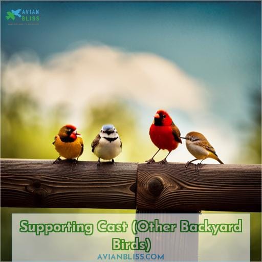 Supporting Cast: Other Backyard Birds
