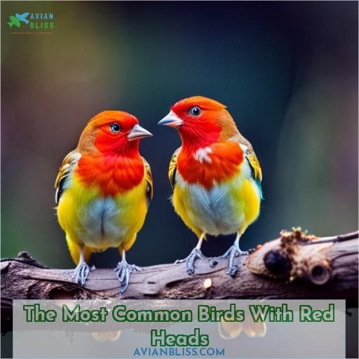 The Most Common Birds With Red Heads
