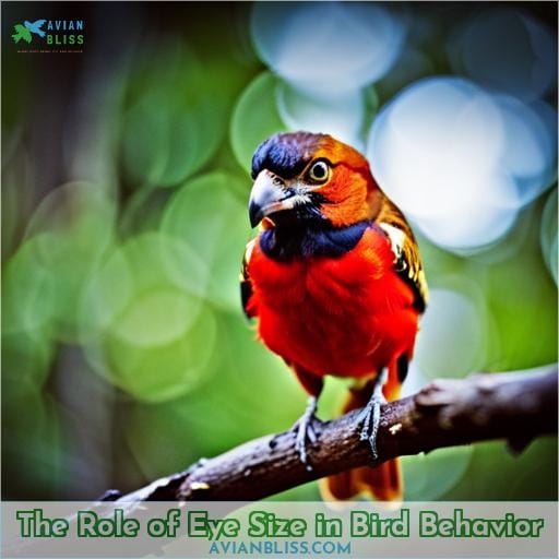 The Role of Eye Size in Bird Behavior