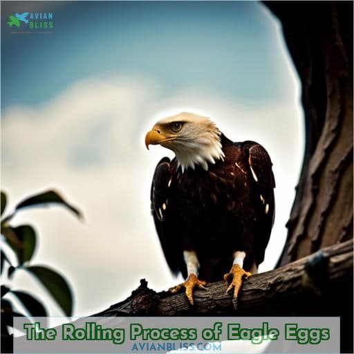 The Rolling Process of Eagle Eggs
