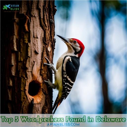 Top 5 Woodpeckers Found in Delaware