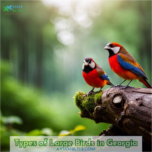 Types of Large Birds in Georgia