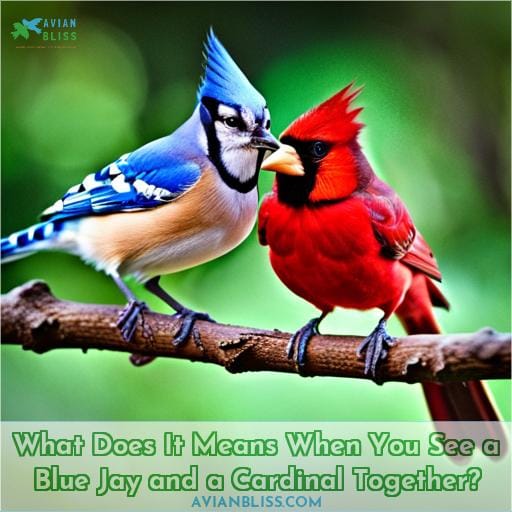 What Does It Means When You See a Blue Jay and a Cardinal Together