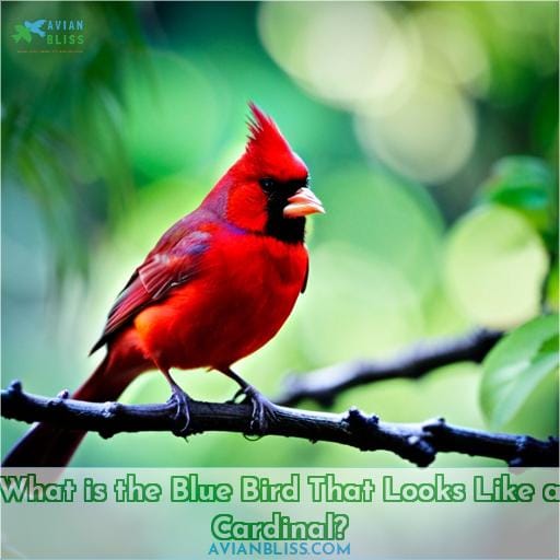 What is the Blue Bird That Looks Like a Cardinal