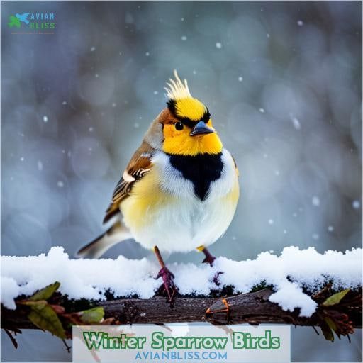Winter Sparrow Birds