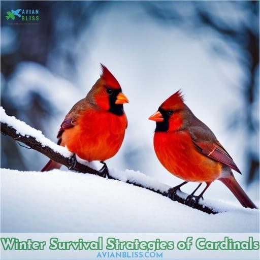 Winter Survival Strategies of Cardinals