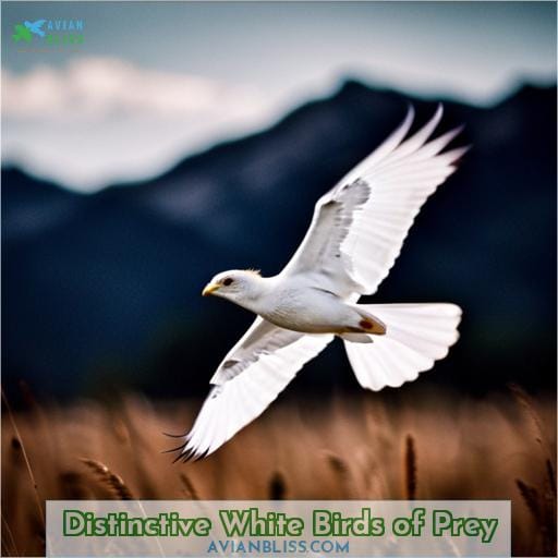 Distinctive White Birds of Prey