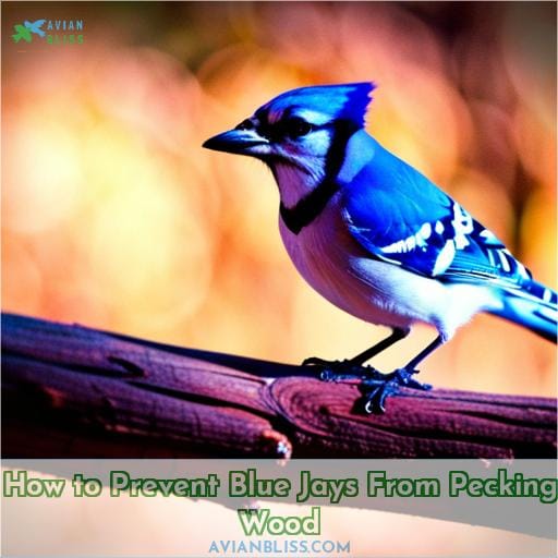 How to Prevent Blue Jays From Pecking Wood