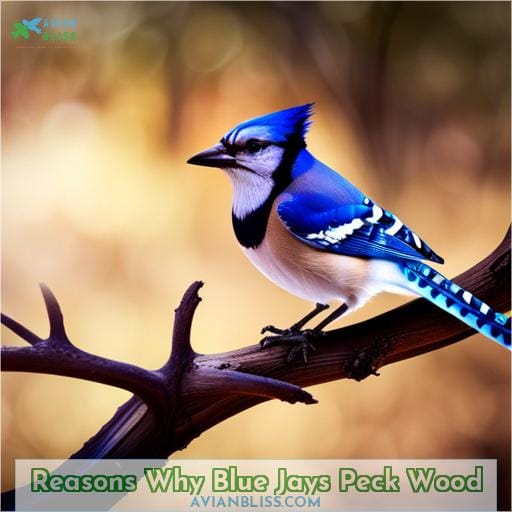 Reasons Why Blue Jays Peck Wood